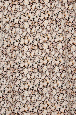 YOURS - Robe Marron Floral Coupe Droite -GrandeTendance Boutique c3ac0f22 2be7 42 137532 Z