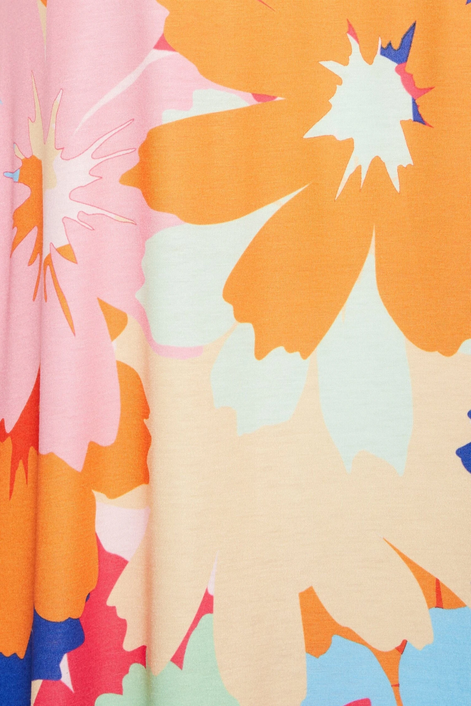 LIMITED COLLECTION - Robe Rose & Orange Floral Longueur Maxi 8 LIMITED COLLECTION - Robe Rose & Orange Floral Longueur Maxi – Image 6