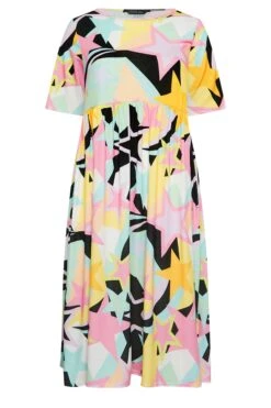 LIMITED COLLECTION - Robe Rose & Bleue Étoiles Midaxi -GrandeTendance Boutique c6d5c671 b4fc 4c 215705 X