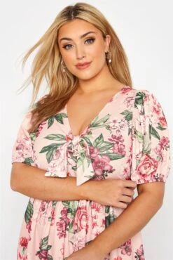 YOURS LONDON - Robe Rose Poudrée Floral Manches Courtes 12 YOURS LONDON - Robe Rose Poudrée Floral Manches Courtes -GrandeTendance Boutique c81f7da9 aaa1 4b 161308 D