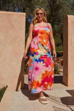 LIMITED COLLECTION - Robe Rose & Orange Floral Longueur Maxi 14 LIMITED COLLECTION - Robe Rose & Orange Floral Longueur Maxi -GrandeTendance Boutique c84fa8c8 62d0 44 215559 L3