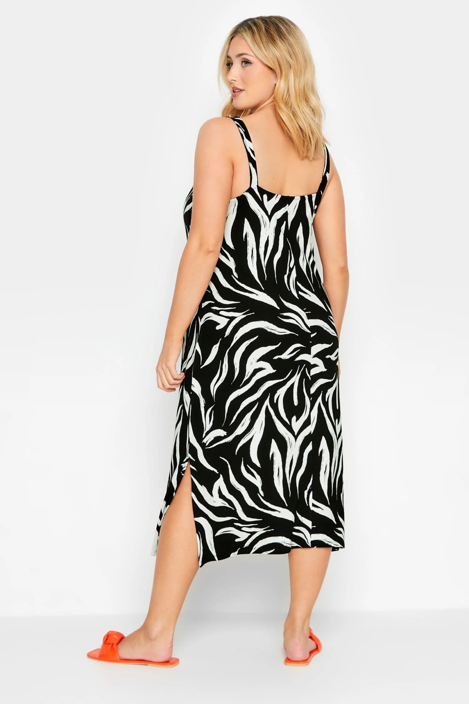 YOURS - Robe De Plage Midaxi Noire Animal 5 YOURS - Robe De Plage Midaxi Noire Animal – Image 3