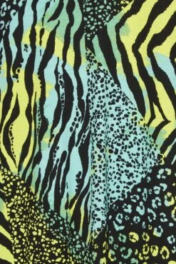 YOURS - Robe De Plage Verte Imprimé Animal Mixte -GrandeTendance Boutique caab27f9 7dd9 47 150328 Z