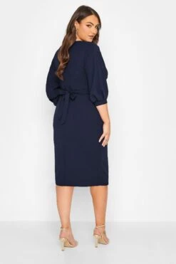 YOURS LONDON - Robe Bleue Marine Cache-Coeur 11 YOURS LONDON - Robe Bleue Marine Cache-Coeur -GrandeTendance Boutique caac5885 91d4 44 162042 C