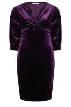 YOURS LONDON - Robe Noire Velours En Cache-Coeur 14 YOURS LONDON - Robe Noire Velours En Cache-Coeur -GrandeTendance Boutique cb31b573 d433 40 161859 X