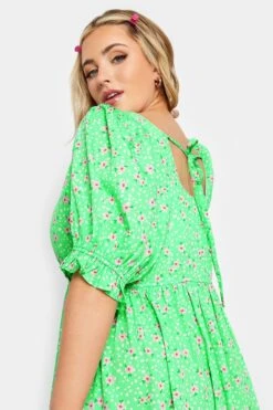 LIMITED COLLECTION - Robe Verte Floral Encolure Coeur 14 LIMITED COLLECTION - Robe Verte Floral Encolure Coeur -GrandeTendance Boutique ccbfa92d 54b4 48 215678 E