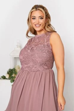 YOURS LONDON - Robe Rose Pastel Maxi En Mousseline Demoiselle D'Honneur 12 YOURS LONDON - Robe Rose Pastel Maxi En Mousseline Demoiselle D'Honneur -GrandeTendance Boutique cd850ab8 a2b2 47 161004 D