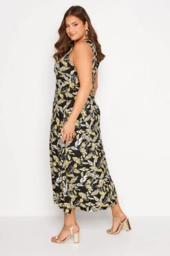 Robe Noire Floral Vintage à Poches -GrandeTendance Boutique d2f56565 9ea9 4c 300811 C