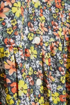 LIMITED COLLECTION - Robe Jaune Floral Manches Courtes à Poches -GrandeTendance Boutique d34931bd 940e 45 217023 Z