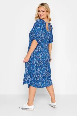 YOURS - Robe Midaxi Bleue Floral En Jersey 11 YOURS - Robe Midaxi Bleue Floral En Jersey -GrandeTendance Boutique d354ab6b 20a9 4e 137513 C
