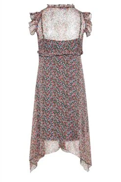 Robe Noire Imprimé Floral Roulanté -GrandeTendance Boutique d38391b0 d832 4d 174009 Y