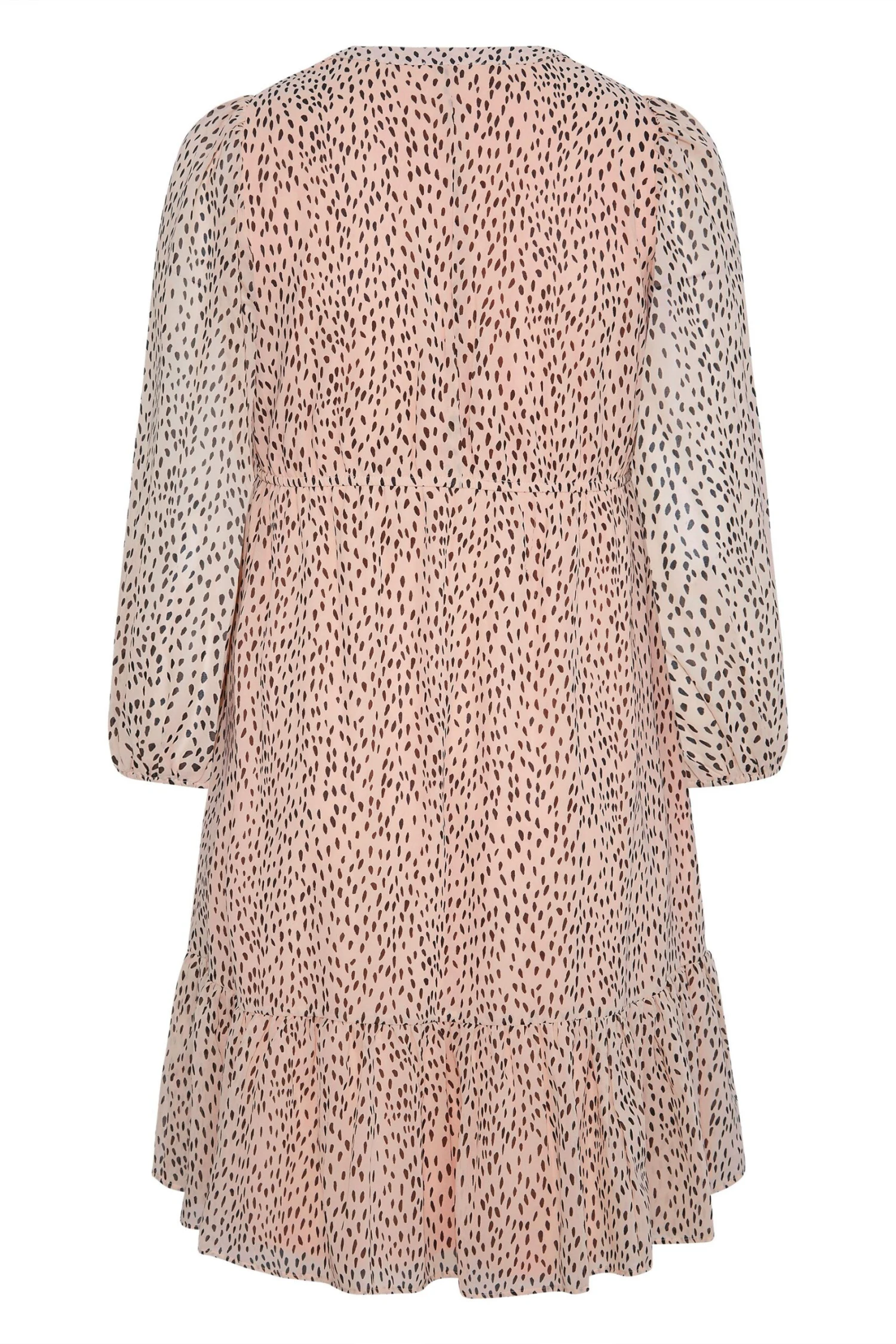 YOURS LONDON - Robe Rose Pâle Imprimé Dalmatien 9 YOURS LONDON - Robe Rose Pâle Imprimé Dalmatien – Image 7