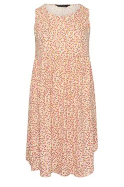 LIMITED COLLECTION - Robe Midi En Jersey Jaune Floral à Poches -GrandeTendance Boutique d5fe3e24 52dc 49 215753 X