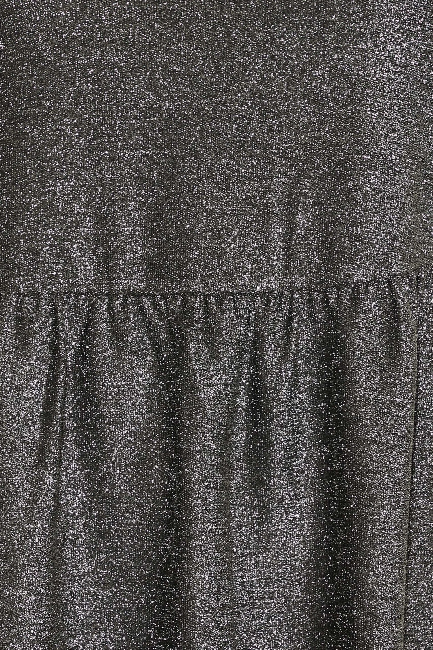 Robe Argentée Smocké Manches Courtes Volantées 7 Robe Argentée Smocké Manches Courtes Volantées – Image 5