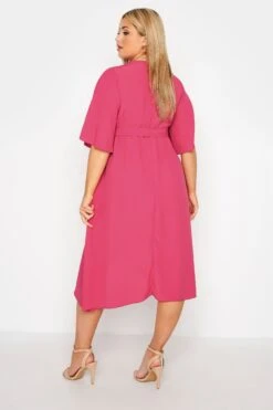 YOURS LONDON - Robe Rose Style Portefeuille -GrandeTendance Boutique da3361bf 1fdc 41 161384 c