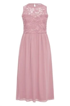 YOURS LONDON - Robe Rose Pastel Maxi En Mousseline Demoiselle D'Honneur 14 YOURS LONDON - Robe Rose Pastel Maxi En Mousseline Demoiselle D'Honneur -GrandeTendance Boutique da38d1b0 f271 4f 161004 F