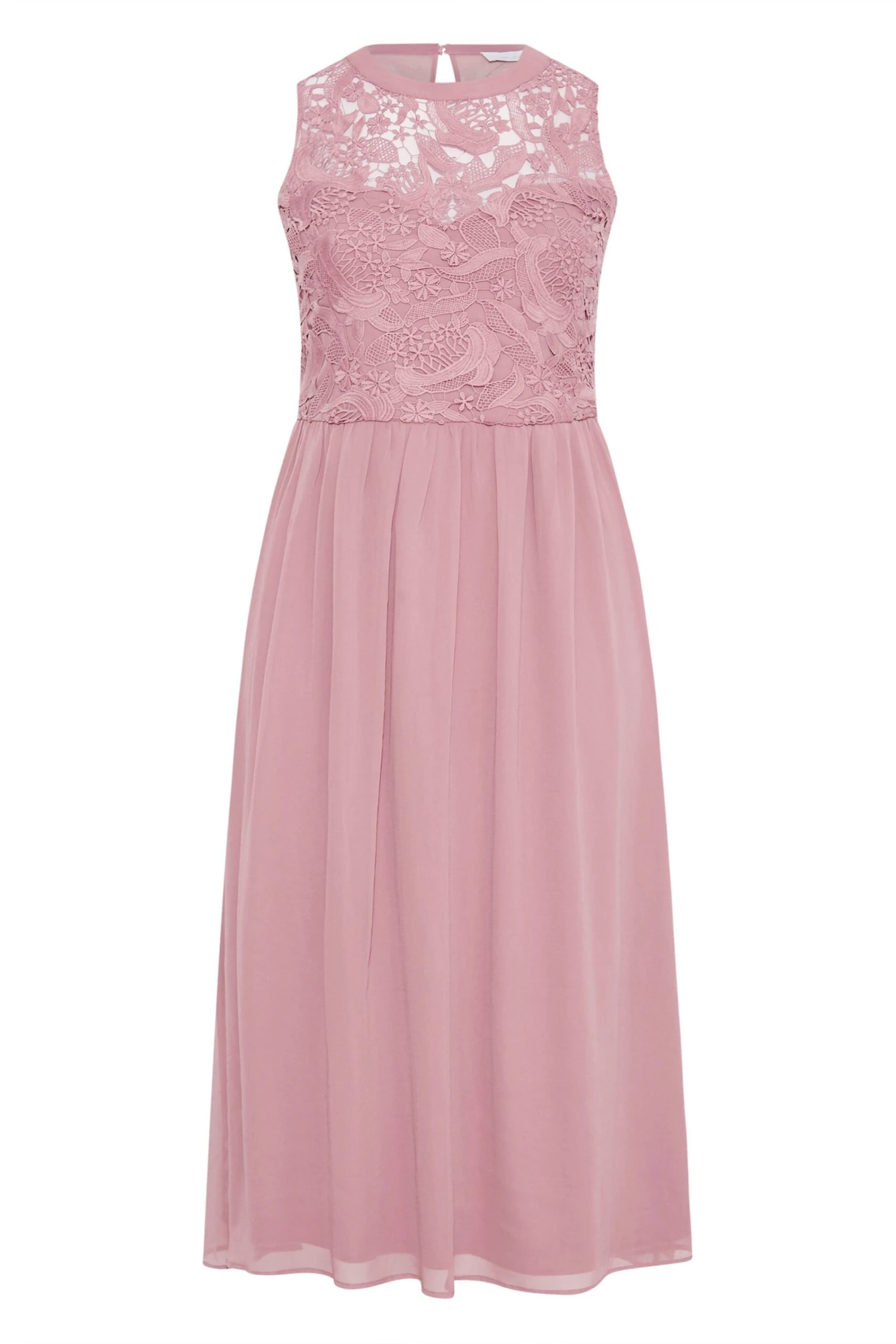 YOURS LONDON - Robe Rose Pastel Maxi En Mousseline Demoiselle D'Honneur 8 YOURS LONDON - Robe Rose Pastel Maxi En Mousseline Demoiselle D'Honneur – Image 6