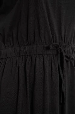 Robe T-Shirt Noire Manches Courtes à Poches 15 Robe T-Shirt Noire Manches Courtes à Poches -GrandeTendance Boutique db723522 8a68 47 136220 D