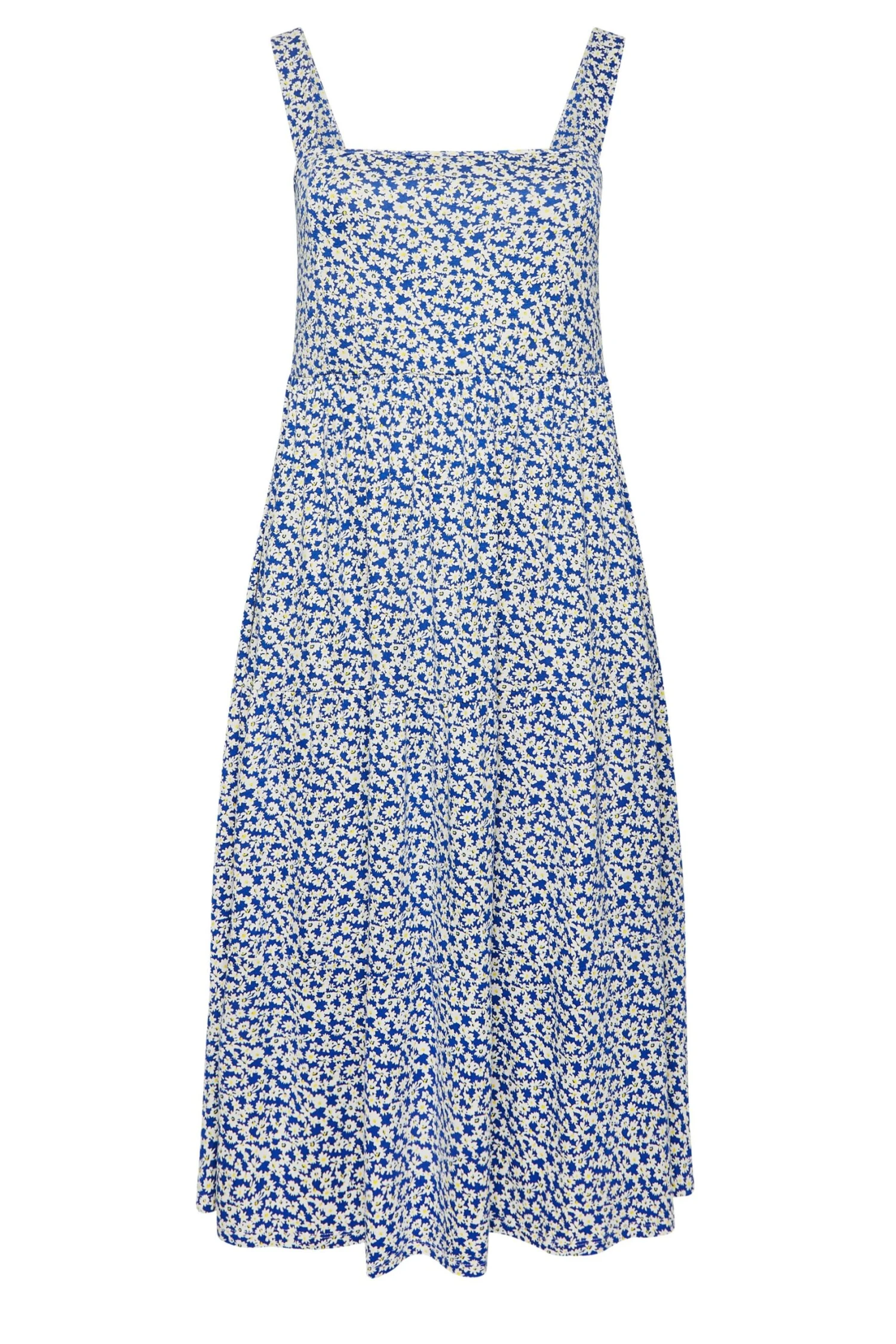 YOURS CURVE - Robe Bleue Floral Midaxi En Jersey 8 YOURS CURVE - Robe Bleue Floral Midaxi En Jersey – Image 6