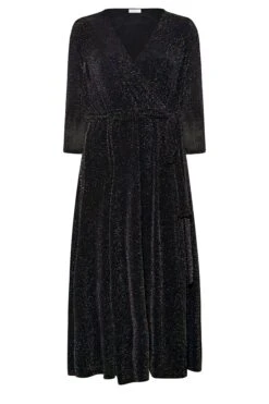 YOURS LONDON - Robe Noire Paillettée Longueur Maxi -GrandeTendance Boutique dc41562f faa8 46 161641 X