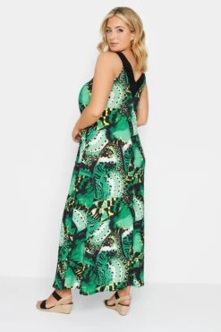 YOURS LONDON - Robe En Jersey Maxi Verte Papillons 11 YOURS LONDON - Robe En Jersey Maxi Verte Papillons -GrandeTendance Boutique dcab0c27 74c9 4e 162185 C