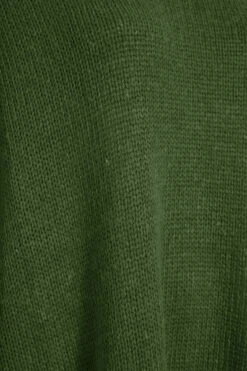 Robe-Pull Vert Kaki Oversize En Maille -GrandeTendance Boutique ddc669db f2cc 48 192223 S