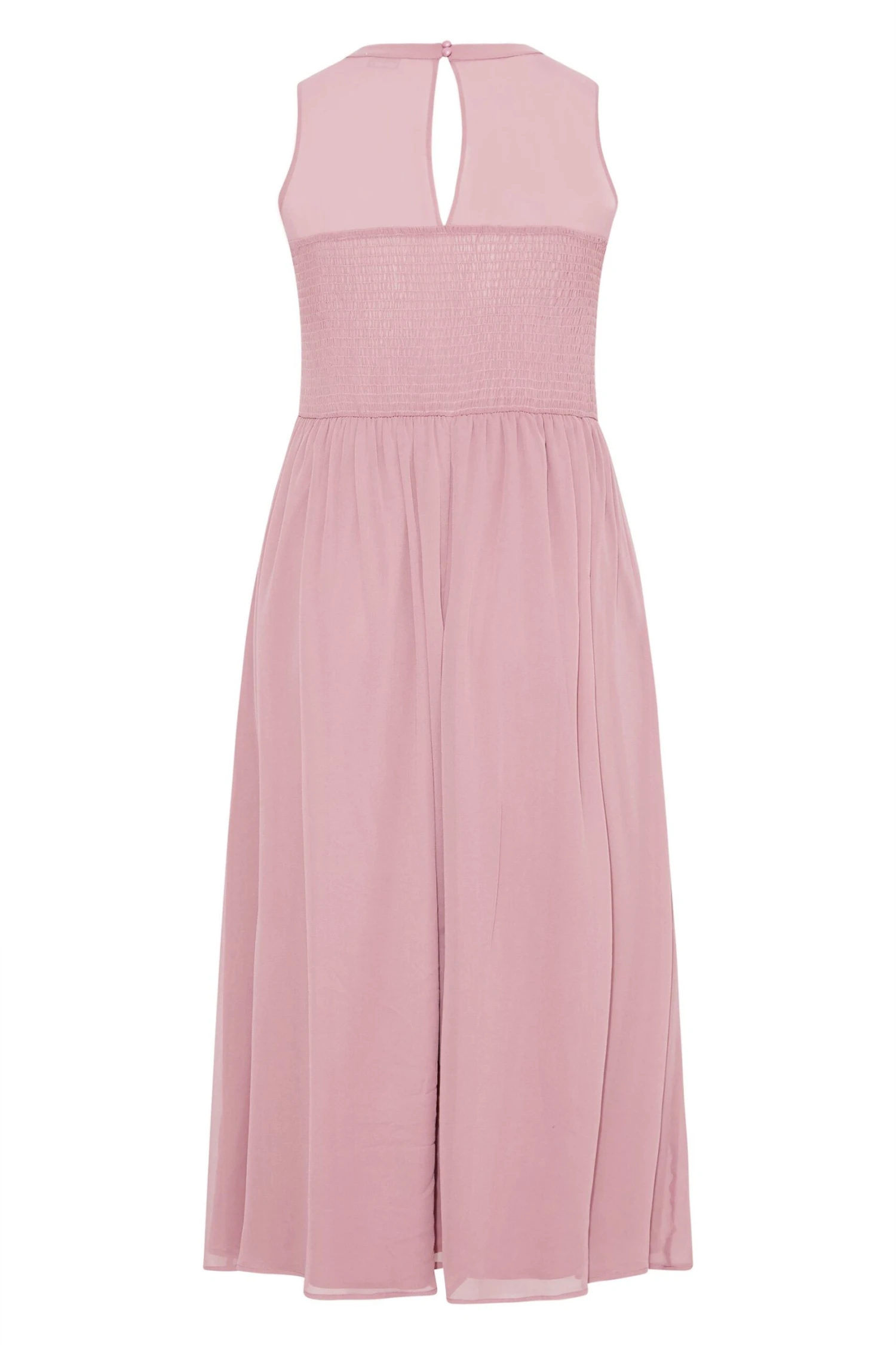 YOURS LONDON - Robe Rose Pastel Maxi En Mousseline Demoiselle D'Honneur 9 YOURS LONDON - Robe Rose Pastel Maxi En Mousseline Demoiselle D'Honneur – Image 7