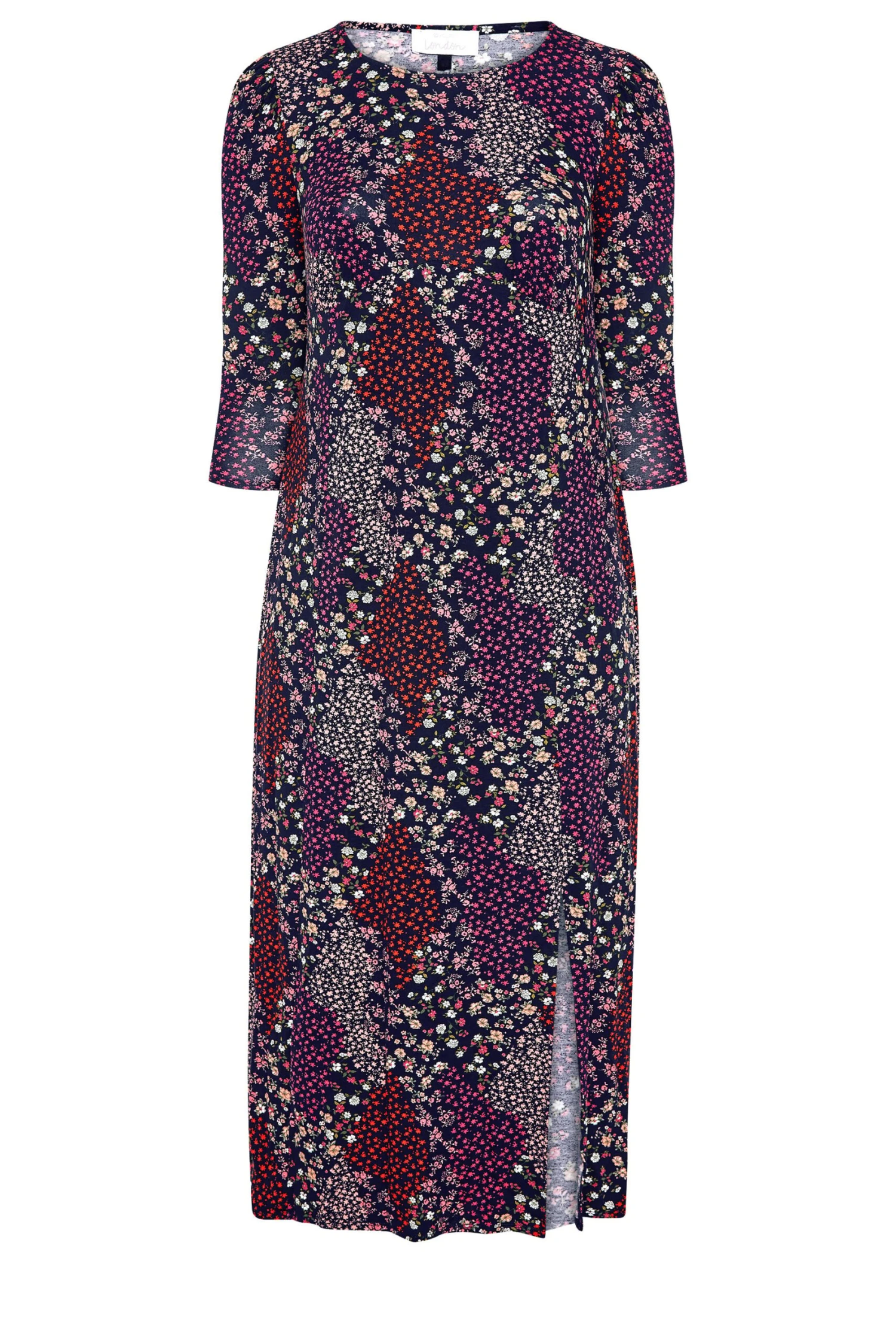 YOURS LONDON - Robe Bleue Marine Petites Fleurs 8 YOURS LONDON - Robe Bleue Marine Petites Fleurs – Image 6