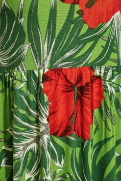 Robe Verte & Rouge Tropical Manches Courtes à Poches 13 Robe Verte & Rouge Tropical Manches Courtes à Poches -GrandeTendance Boutique dfa5b298 bde7 4a 300970 Z