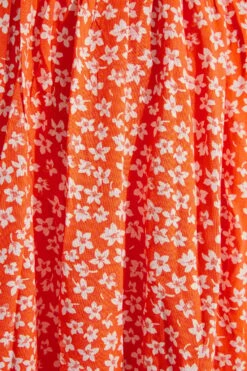 LIMITED COLLECTION - Robe Orange Style Cache-Coeur En Volanté -GrandeTendance Boutique e186fde4 0572 48 214396 Z