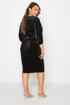 YOURS LONDON - Robe Violette Velours En Cache-Coeur -GrandeTendance Boutique e1e67676 fa93 44 161858 C