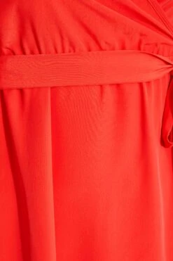 YOURS LONDON - Robe Rouge Coupe Portefeuille -GrandeTendance Boutique e2bd6cac 5031 4c 161738 Z