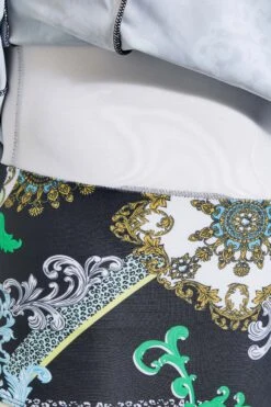 Robe De Bain Noire Imprimé Foulard Volantée -GrandeTendance Boutique e42ff486 9f9c 46 150259 Z2