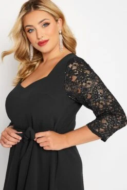 YOURS LONDON - Robe Noire Midi Manches Dentelle 12 YOURS LONDON - Robe Noire Midi Manches Dentelle -GrandeTendance Boutique e4a932c3 56e7 44 161824 D