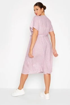 LIMITED COLLECTION - Robe Rose Poudré Floral En Cache-Coeur -GrandeTendance Boutique e7cb7fed 491a 47 215605 C