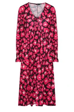 LIMITED COLLECTION - Robe Rose & Noire Floral Manches Longues 14 LIMITED COLLECTION - Robe Rose & Noire Floral Manches Longues -GrandeTendance Boutique e9885809 a52a 44 215125 X