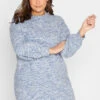Robe-Pull Bleue & Blanche Midi En Maille Toucher Doux -GrandeTendance Boutique ea5f7e96 b588 47 301742 A