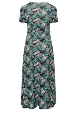 YOURS - Robe Maxi Cache-Coeur Noire Imprimé Feuilles Tropicales Volanté 15 YOURS - Robe Maxi Cache-Coeur Noire Imprimé Feuilles Tropicales Volanté -GrandeTendance Boutique ea89d587 a7a9 4b 302162 Y