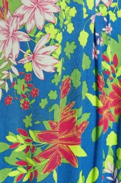 YOURS - Robe Bleue & Jaune Plissée Floral 13 YOURS - Robe Bleue & Jaune Plissée Floral -GrandeTendance Boutique eb99c32b 5680 4a 301000 Z