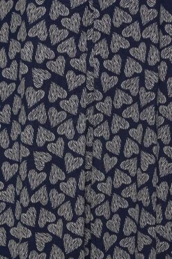 YOURS - Robe En Jersey Maxi Bleue Marine Design Coeurs -GrandeTendance Boutique ebe7e657 0feb 41 302056 Z