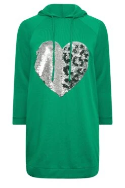 YOURS - Robe-Pull Verte Coeur Strass 14 YOURS - Robe-Pull Verte Coeur Strass -GrandeTendance Boutique ec86284d 5428 4a 301614 X