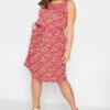 YOURS - Robe Courte Rose Petites Fleurs -GrandeTendance Boutique ed45dc52 844e 47 137282 A