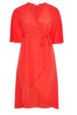 YOURS LONDON - Robe Rouge Coupe Portefeuille -GrandeTendance Boutique ed73af16 e2b0 4b 161738 X