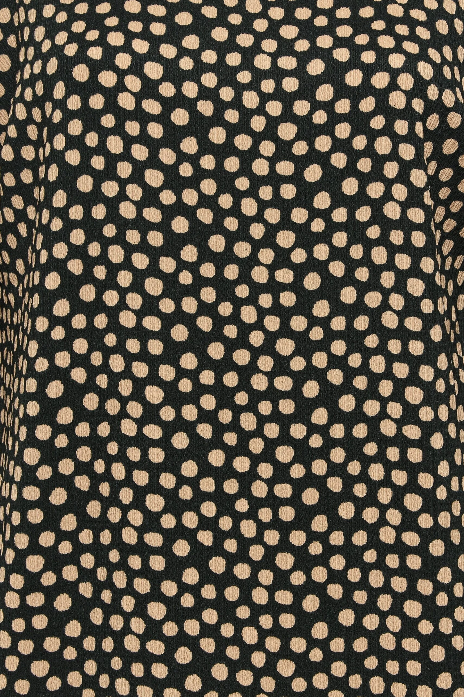 Robe Noire & Beige à Pois Longueur Midi 7 Robe Noire & Beige à Pois Longueur Midi – Image 5