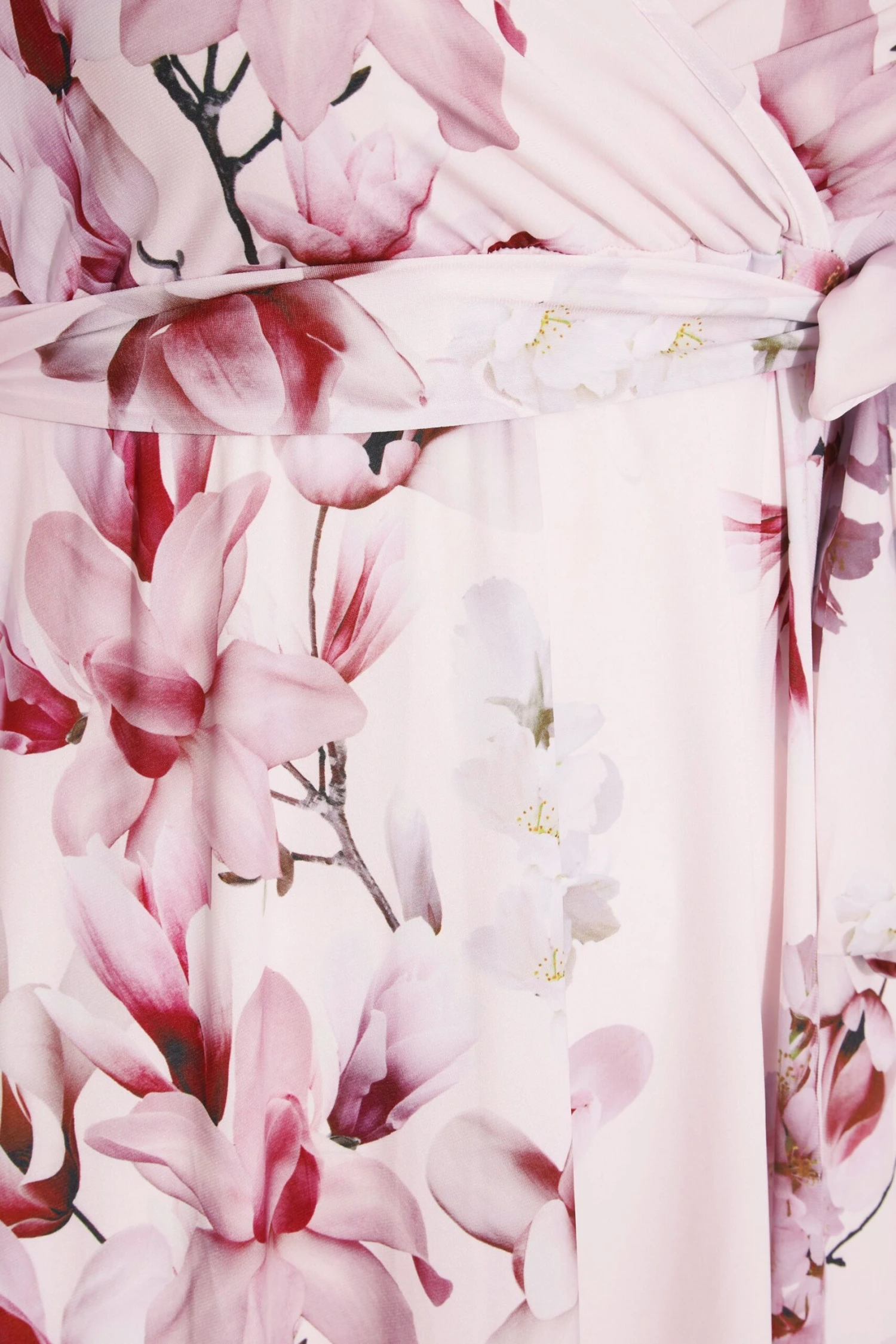 YOURS LONDON - Robe Rose Pâle Floral Design Portefeuille 7 YOURS LONDON - Robe Rose Pâle Floral Design Portefeuille – Image 5