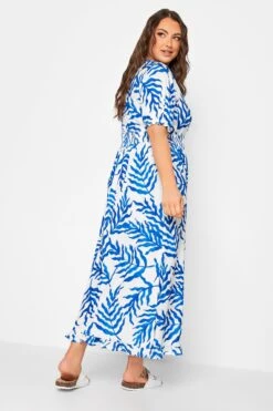 LIMITED COLLECTION - Robe Blanche Floral Bleue Volanté 11 LIMITED COLLECTION - Robe Blanche Floral Bleue Volanté -GrandeTendance Boutique f1039cef 6907 49 215792 C