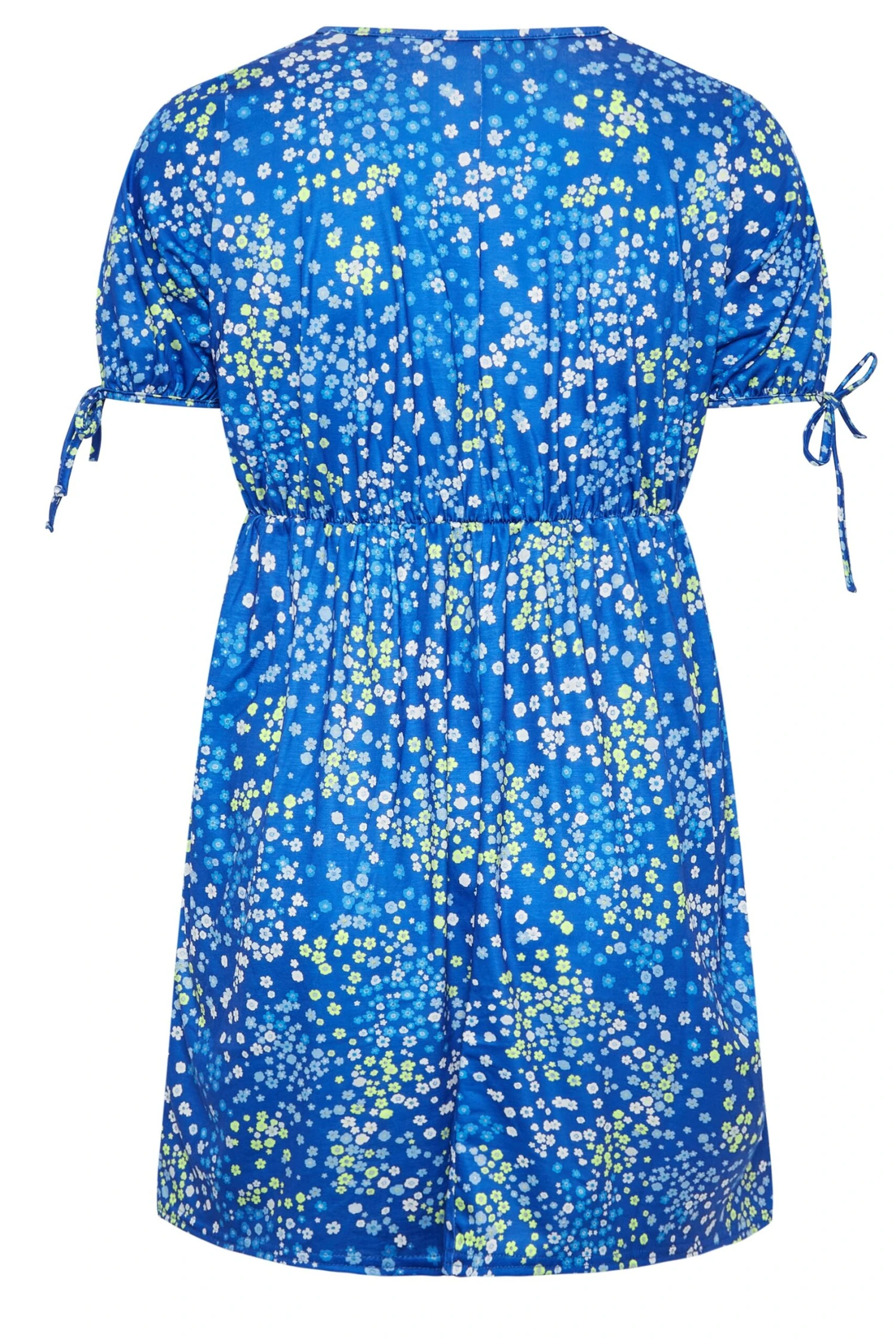 LIMITED COLLECTION - Robe Courte Bleue En Floral 11 LIMITED COLLECTION - Robe Courte Bleue En Floral – Image 9