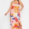 LIMITED COLLECTION - Robe Rose & Orange Floral Longueur Maxi -GrandeTendance Boutique f311830e 02f2 49 215559 B