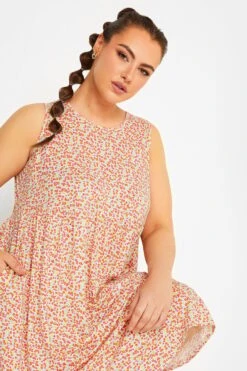 LIMITED COLLECTION - Robe Midi En Jersey Jaune Floral à Poches -GrandeTendance Boutique f37c9c4b c339 40 215753 D