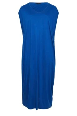 YOURS - Robe De Plage Maxi Bleue Roi Sans Manches -GrandeTendance Boutique f451ae2a c313 46 301853 X